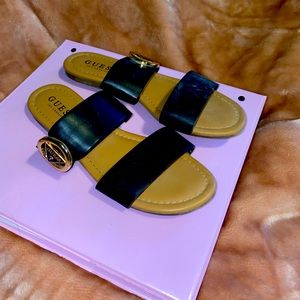 Guess black sandals